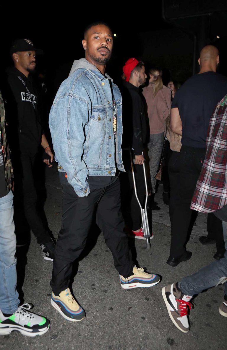 Michael B. Jordan Leaves the Hyde Nightclub in Los Angeles 05/26/2019-2 ...