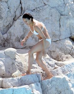 Michelle Rodriguez in a White Bikini