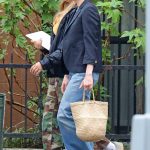 Michelle Williams in a Black Blazer Was Seen Out with Her Daughter in NYC 05/06/2019