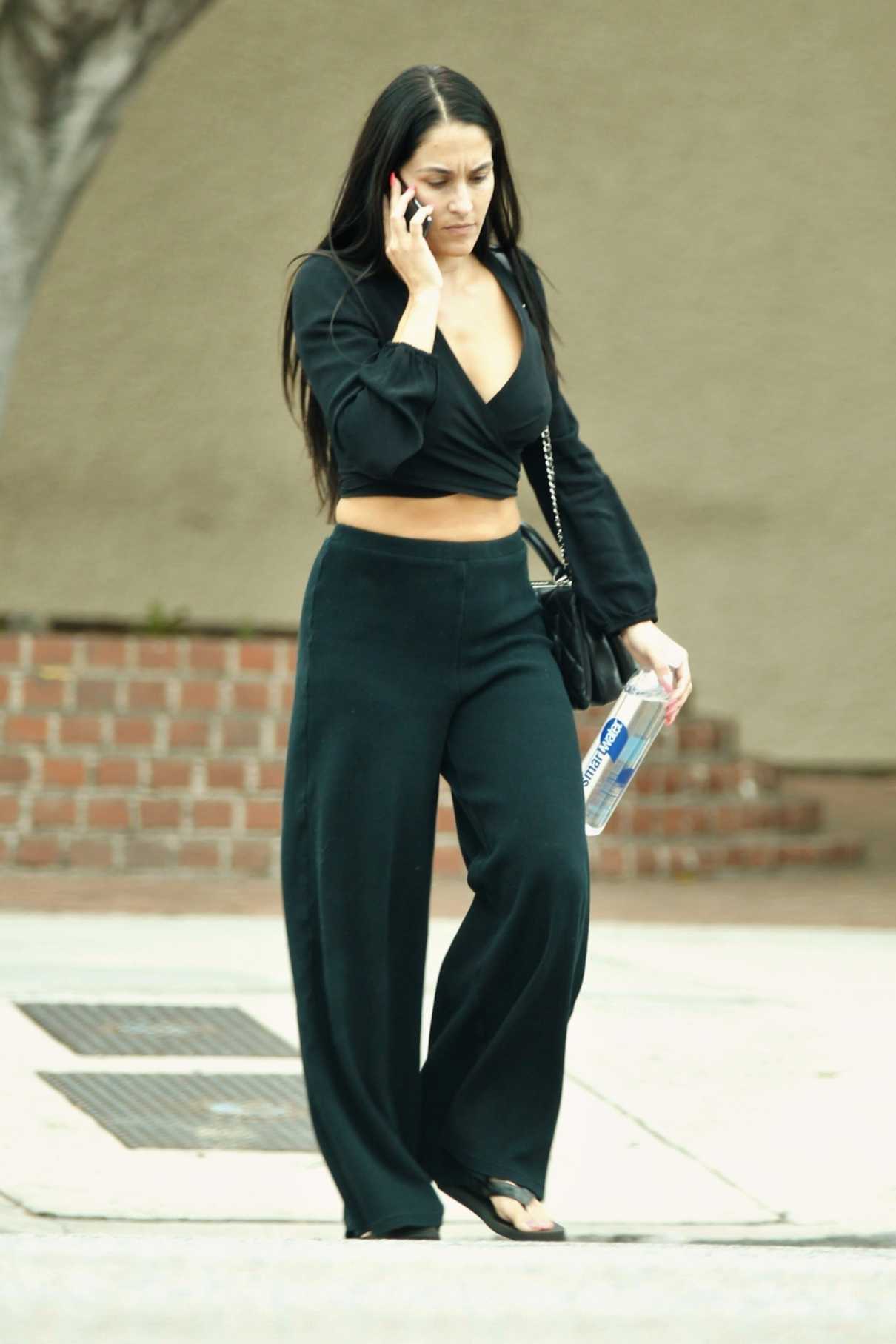 Nikki Bella in a Black Pants