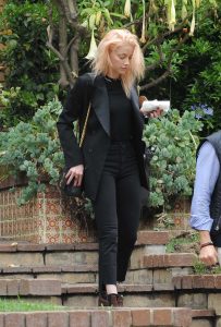 Amber Heard in a Black Blazer