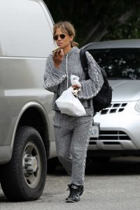 Halle Berry in a Gray Suit