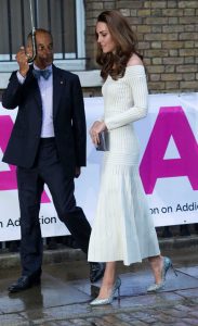 Kate Middleton in a White Dress