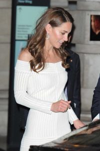 Kate Middleton in a White Dress