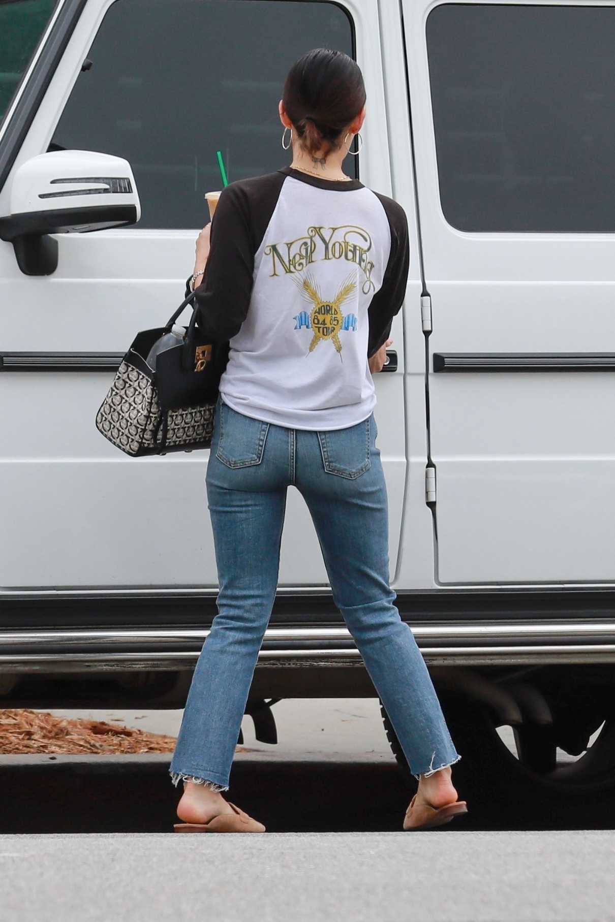 Lucy Hale in a Blue Jeans Was Seen Out in Studio City 06/21/2019-5