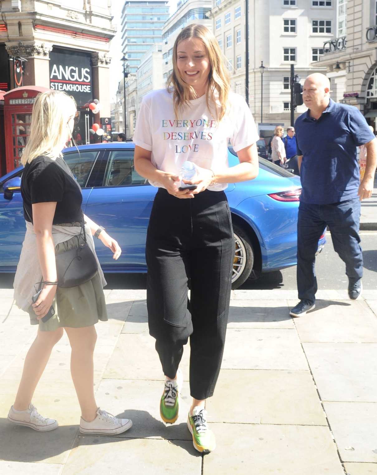 Maria Sharapova in a White Tee