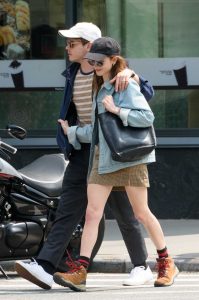 Natalia Dyer in a Black Cap