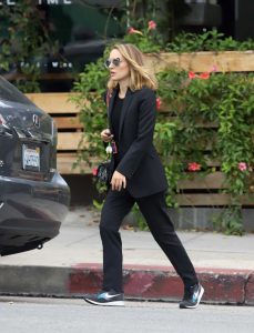 Natalie Portman in a Black Blazer