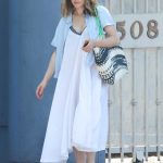 Rachel McAdams in a White Dress Was Seen Out in LA 06/12/2019