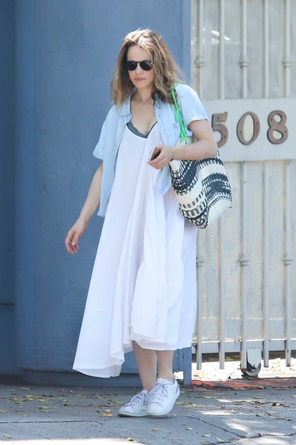 Rachel McAdams in a White Dress