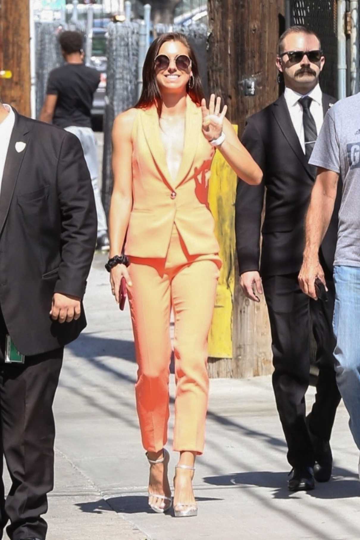 Alex Morgan in an Orange Suit