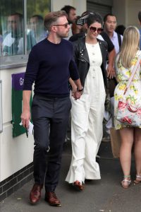 Gemma Arterton in a White Dress