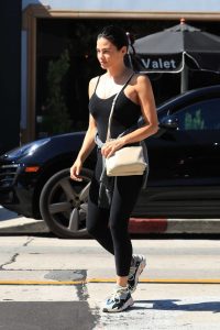 Jenna Dewan in a Black Leggings