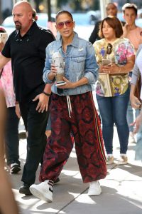 Jennifer Lopez in a Red Pants