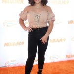 Laurie Hernandez Attends the 3rd Annual MBJAM19 in Hollywood 07/27/2019