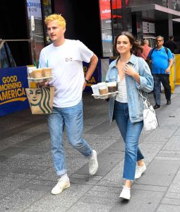 Bailee Madison in a Blue Denim Jacket