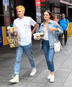 Bailee Madison in a Blue Denim Jacket