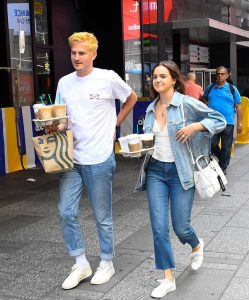 Bailee Madison in a Blue Denim Jacket