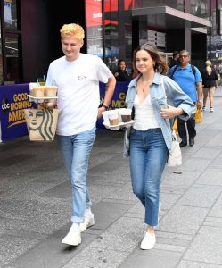 Bailee Madison in a Blue Denim Jacket