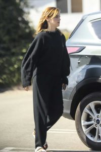 Emma Watson in a Black Sweater