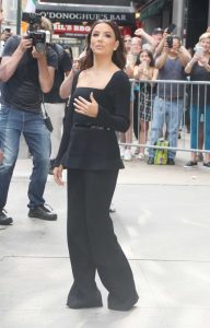 Eva Longoria in a Black Suit