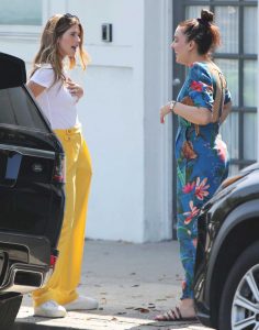 Katherine Schwarzenegger in a Yellow Pants