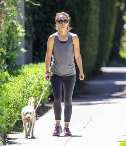 Natalie Portman in a Gray Tank Top