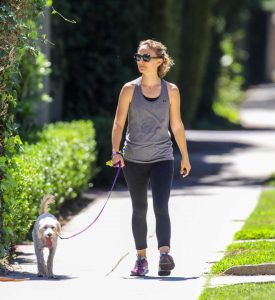 Natalie Portman in a Gray Tank Top