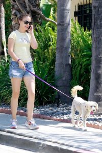 Natalie Portman in a Yellow Tee