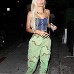 Pia Mia in a Green Pants Was Seen Out in West Hollywood 08/06/2019