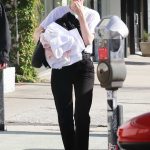 Rooney Mara in a White Tee Was Seen Out in Los Angeles 08/24/2019