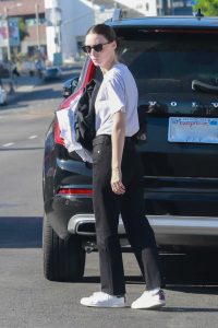 Rooney Mara in a White Tee