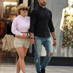 Britney Spears in a Pink Cropped Hoody Was Seen Out in Los Angeles 08/30/2019