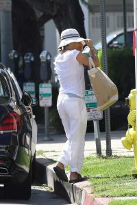 Lori Loughlin in a White Pants