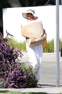 Lori Loughlin in a White Pants