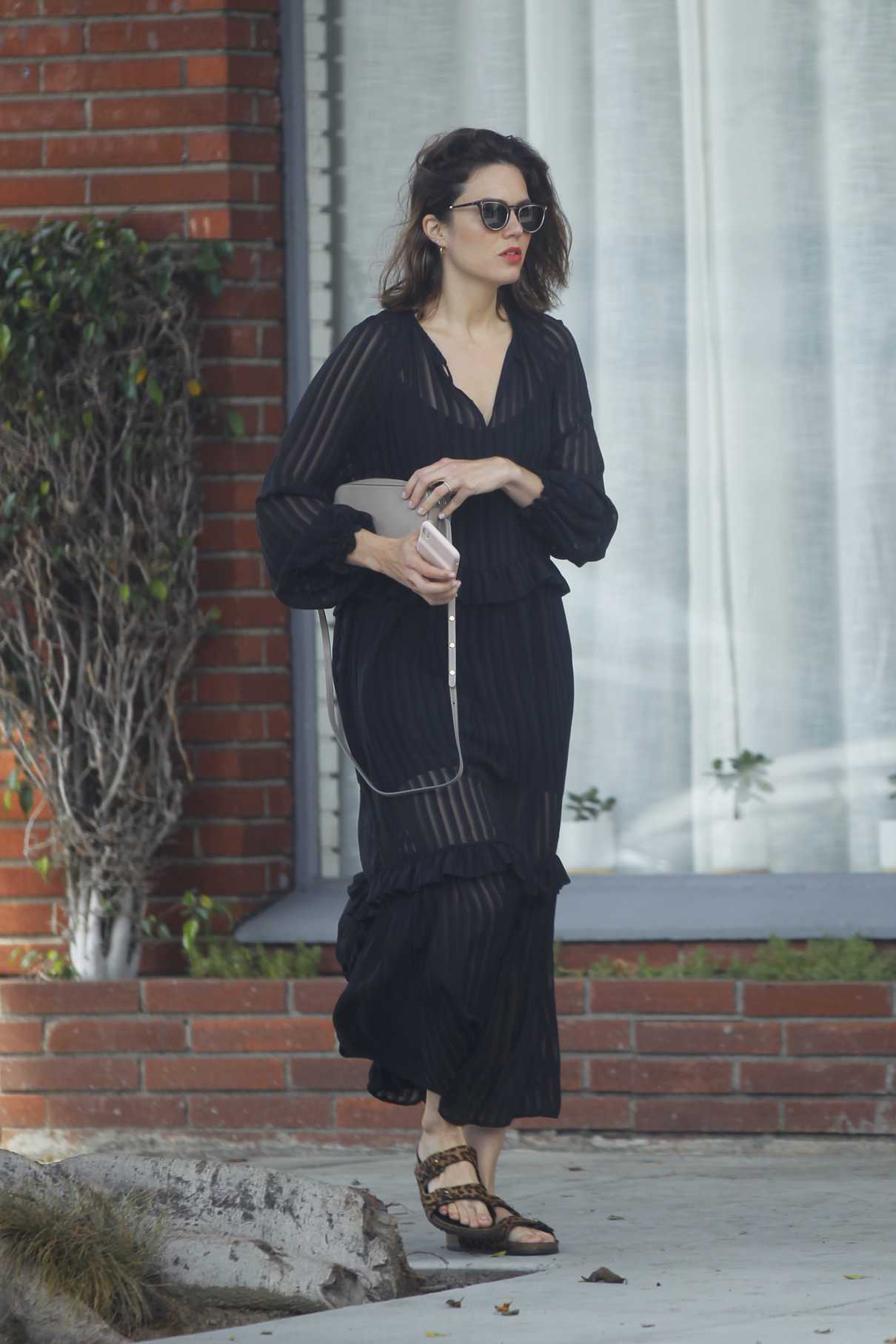 Mandy Moore in a Black Dress Was Seen Out in Los Angeles 09/17/2019 ...