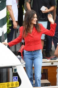 Penelope Cruz in a Red Blazer