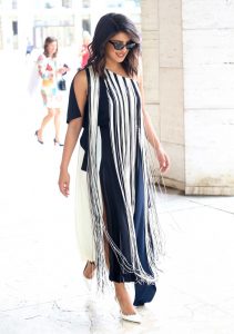 Priyanka Chopra in a Fringe Dress