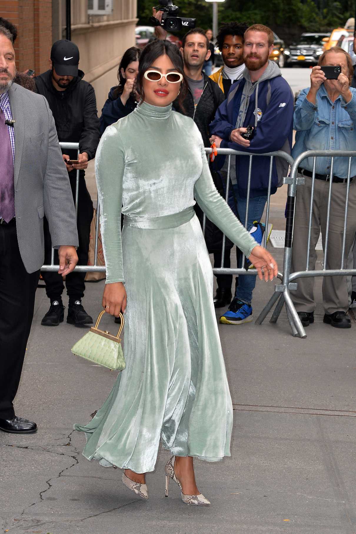 Priyanka Chopra in a Green Dress