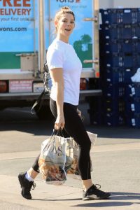 Ashley Greene in a White Tee