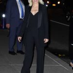 Elizabeth Banks in a Black Suit Was Seen Out in New York 11/05/2019