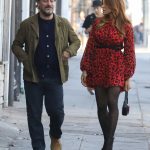Eva Mendes in a Red Dress Was Seen Out in Los Angeles 11/07/2019