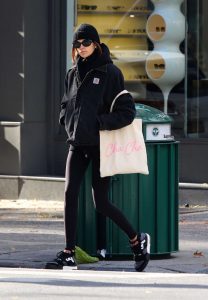 Kaia Gerber in a Carhartt Jacket