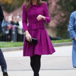 Kate Middleton in a Purple Suit Opens the Nook Children Hospice in Framingham Earl, Norfolk 11/15/2019