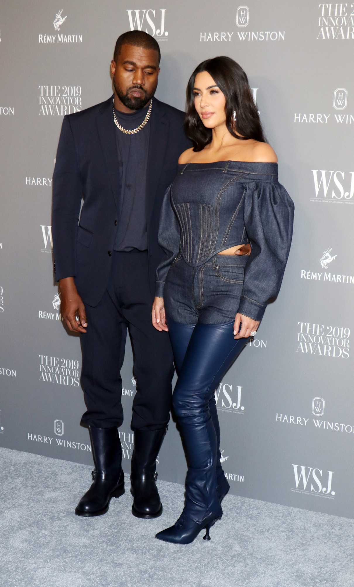 Kim Kardashian Attends 2019 WSJ Innovators Awards Red Carpet at Moma in