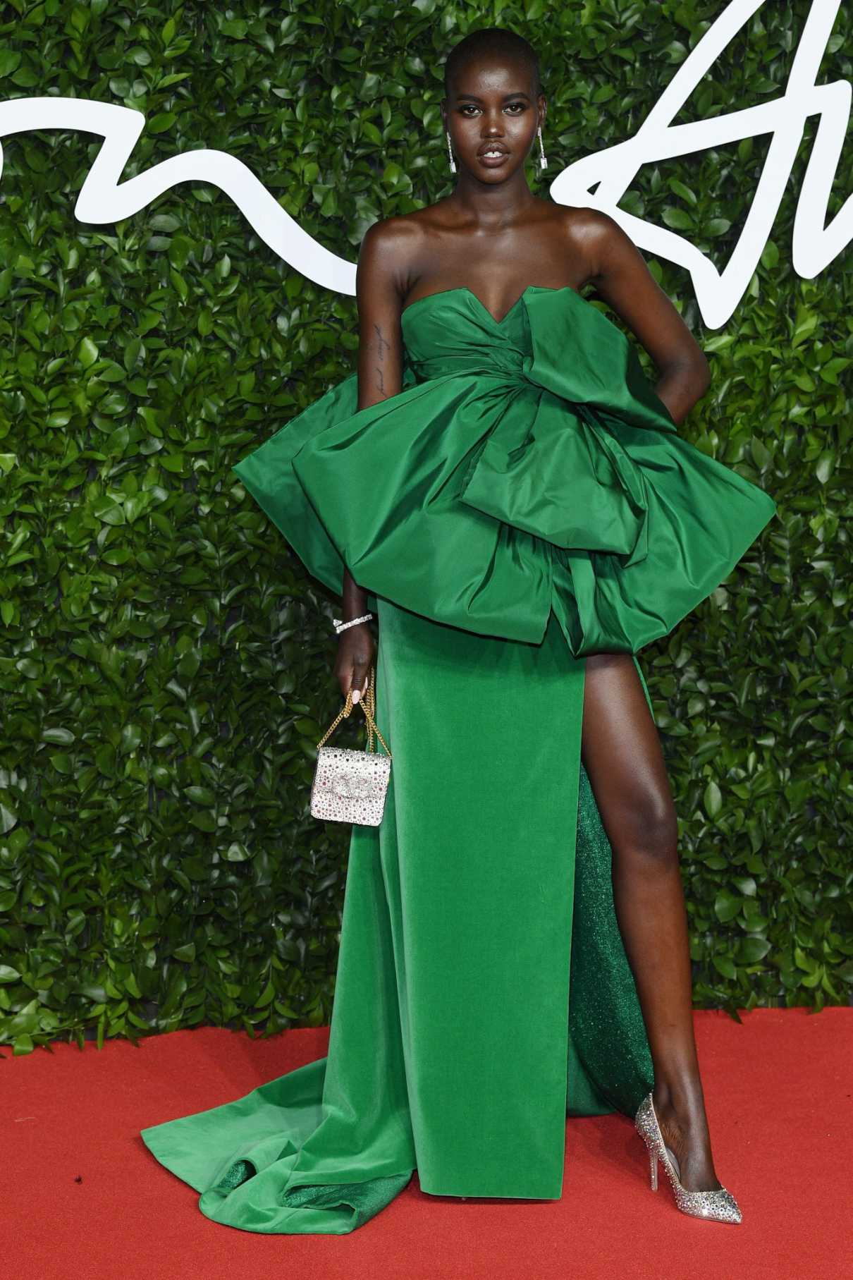 Adut Akech Attends 2019 Fashion Awards At Royal Albert Hall In London 12022019 1 Lacelebsco