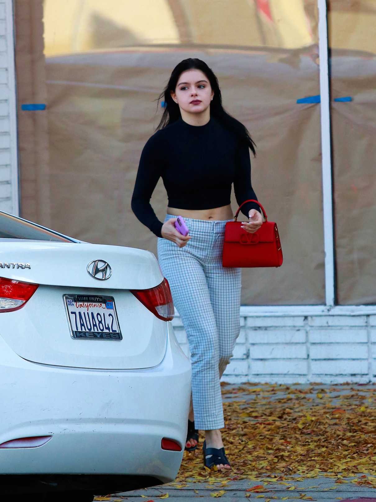 Ariel Winter in a Checked Pants