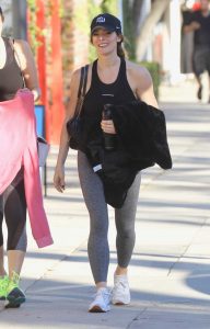 Ashley Greene in a Black Tank Top