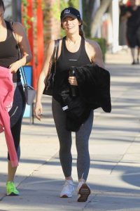 Ashley Greene in a Black Tank Top