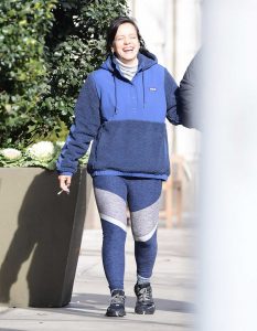 Lily Allen in a Black Sneakers